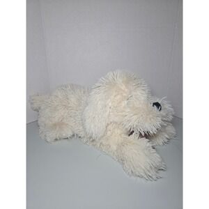 Folkmanis Panting Dog Hand Puppet REALISTIC Shaggy Plush Animal Labradoodle 19"